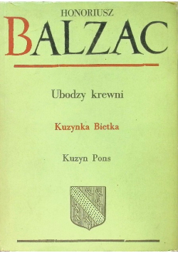 Ubodzy krewni Kuzynka Bietka Kuzyn Pons