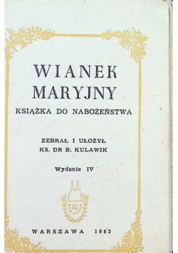Wianek maryjny