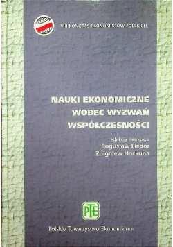 Nauki ekonomiczne wobec wyzwań współczesności