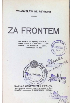 Za frontem 1919 r.