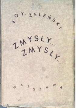Zmysły zmysły 1932 r.