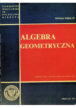 Algebra Geometryczna