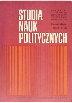 Studia nauk politycznych Nr 1 (23) / 76