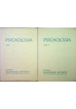 Psychologia Tom 1 i 2 1930 r.