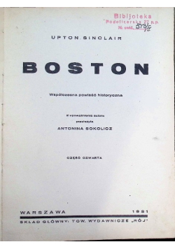 Boston Część 4, 1931 r.
