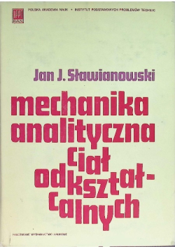 Mechanika analityczna ciał odkształcalnych