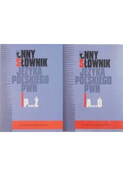 Inny Słownik Języka Polskiego PWN Tom 1 i 2