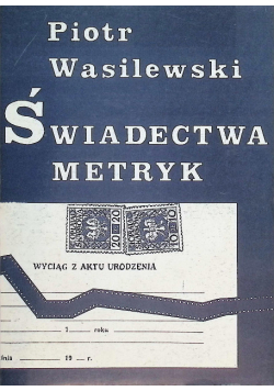 Świadectwo Metryk