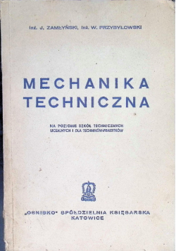 Mechanika techniczna, 1949 r.