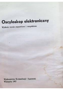 Oscyloskop elektroniczny