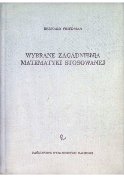 Wybrane zagadnienia matematyki stosowanej