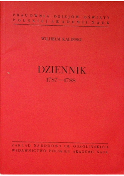 Dziennik 1787 - 1788