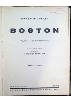 Boston, 1931 r.