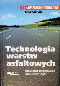 Technologia warstw asfaltowych autograf autora