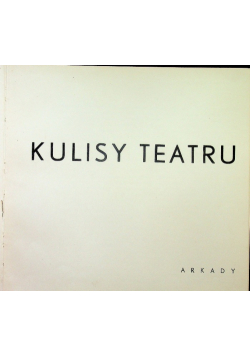 Kulisy teatru