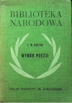 Wybór poezji Goethe