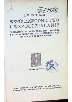 Współzawodnictwo i współdziałanie 1907 r.