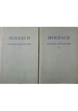 Holbach system przyrody Tom 1 i 2