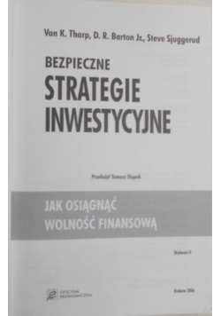 Bezpieczne strategie inwestycyjne