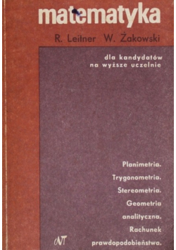 Matematyka Tom II