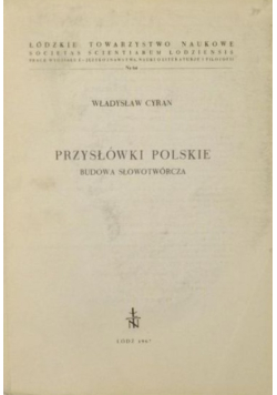 Przysłówki polskie. Budowa słowotwórcza