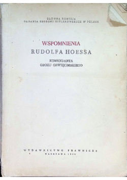 Wspomnienia Tudolfa Hoessa