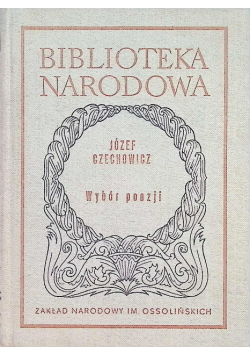 Wybór poezji Czechowicz