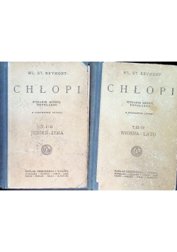 Chłopi Tom 1 do 4