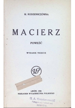 Macierz 1920 r.