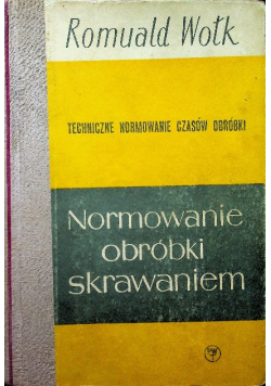 Normowanie obróbki skrawaniem
