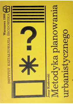 Metodyka planowania urbanistycznego