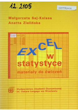 Excel w statystyce materiały do ćwiczeń