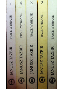 Tazbir Prace wybrane Tom 1 do 5