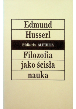 Filozofia jako ścisła nauka