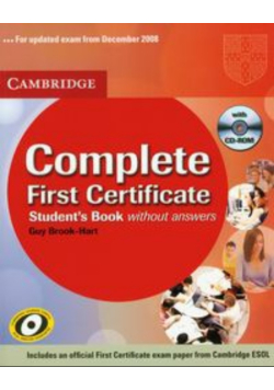 Complete First Certificate student's book with CD