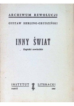 Inny świat. Zapiski sowieckie
