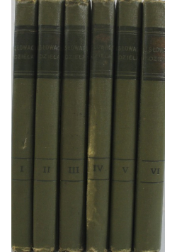 Słowacki Poeci polscy Tom 1 do 6 1909 r.