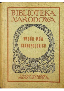 Wybór mów staropolskich