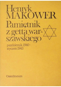 Pamiętnik z getta warszawskiego