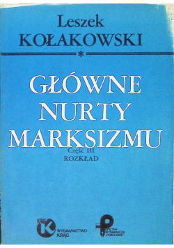 Główne nurty marksizmu Tom III
