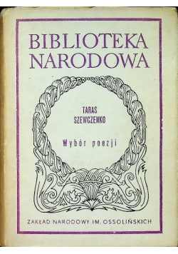 Szewczenko Wybór poezji