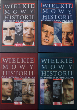 Wielkie mowy historii Tom 1 do 4