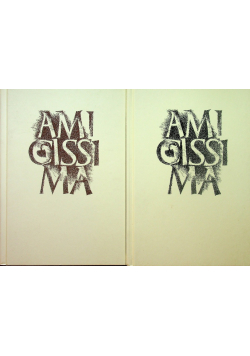 Amicissima Studia Magdalenae Piwocka oblata Tom 1 i 2