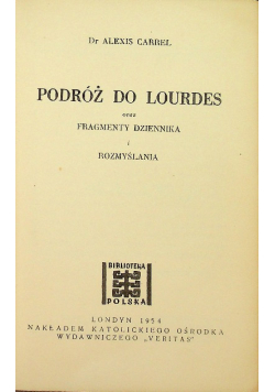 Podróż do Lourdes