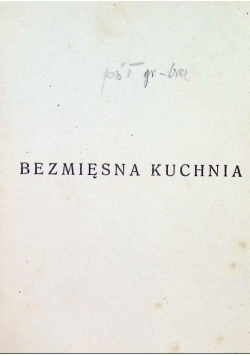 Bezmięsna Kuchnia 1932 r.