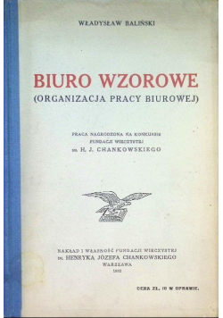 Biuro wzorowe 1932 r