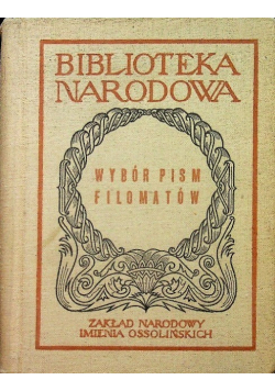 Wybór pism filomatów