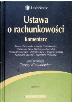 Ustawa o rachunkowości Komentarz