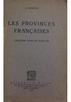 Les provinces francaises, 1925 r.