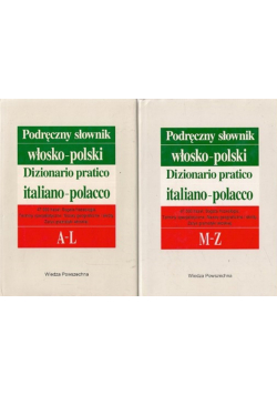 Podręczny słownik włosko polski Tom 1 i 2